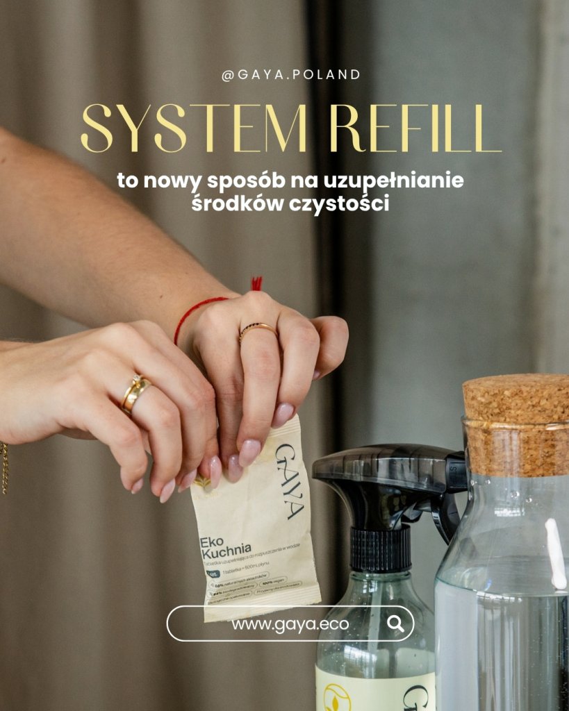 Tabletka refill GAYA i korzyści systemu uzupełnień