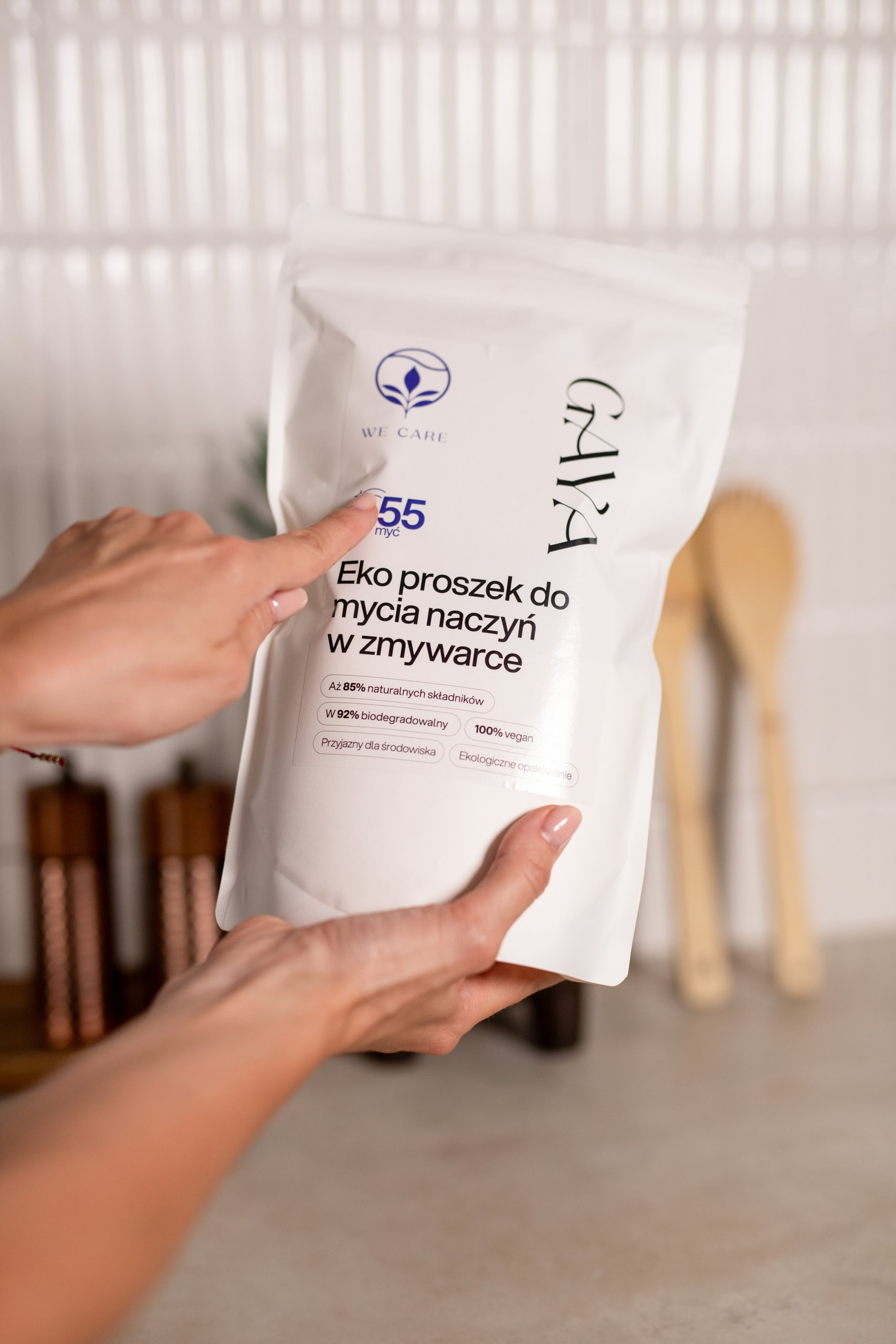 Proszek do zmywarki GAYA w opakowaniu 1 kg