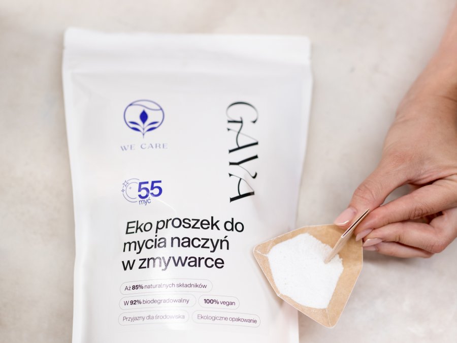 Proszek do zmywarki GAYA z enzymami w opakowaniu 1 kg